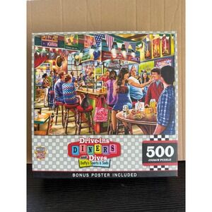 MasterPieces Drive-ins Diners and Dives Duffy's Sports & Suds 500 Piece Puzzle